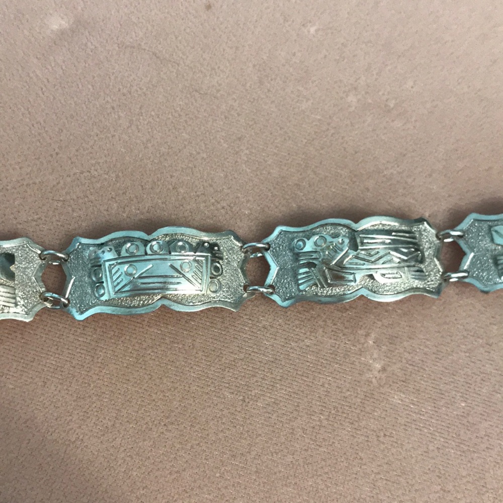 Coin Silver Vintage Bracelet - Picture 1 of 4